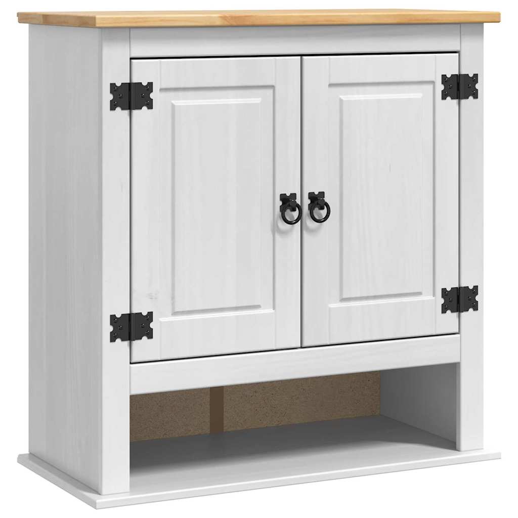 Hängeschrank Corona Weiß 70 x 33 x 71,5 cm Massives Kiefernholz