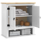 Hängeschrank Corona Weiß 70 x 33 x 71,5 cm Massives Kiefernholz
