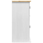 Hängeschrank Corona Weiß 70 x 33 x 71,5 cm Massives Kiefernholz