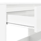 Schreibtisch Hochglanz Weiß 100 x 50 x 78 cm Holzwerkstoff