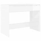 Schreibtisch Hochglanz Weiß 100 x 50 x 78 cm Holzwerkstoff