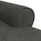 Lounge-Liege mit Kissen Schwarz 91 x 157 x 91 cm Kunstleder