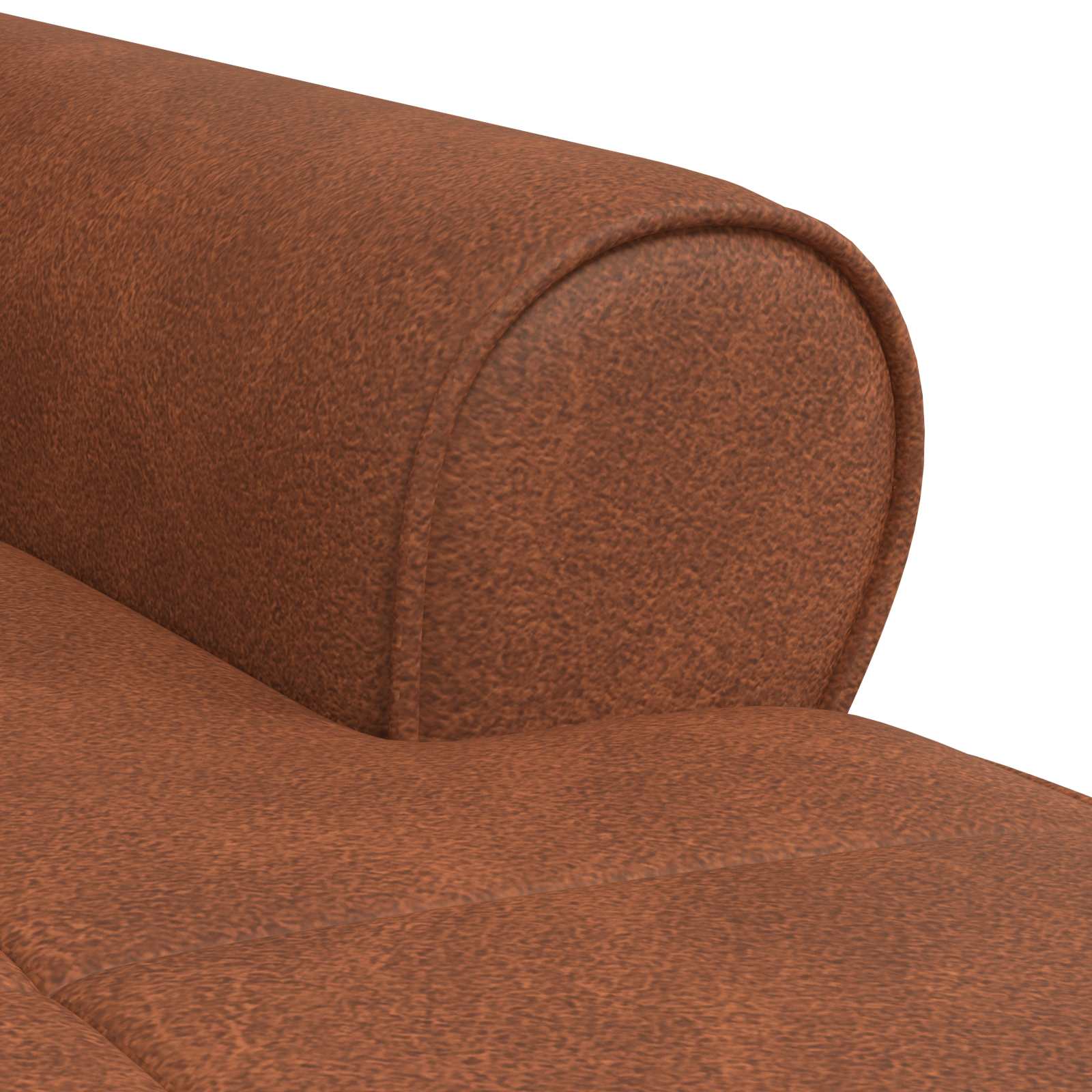 Lounge-Liege mit Kissen Braun 91 x 157 x 91 cm Kunstleder