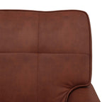 Lounge-Liege Glänzendes Braun 91 x 157 x 91 cm Kunstleder