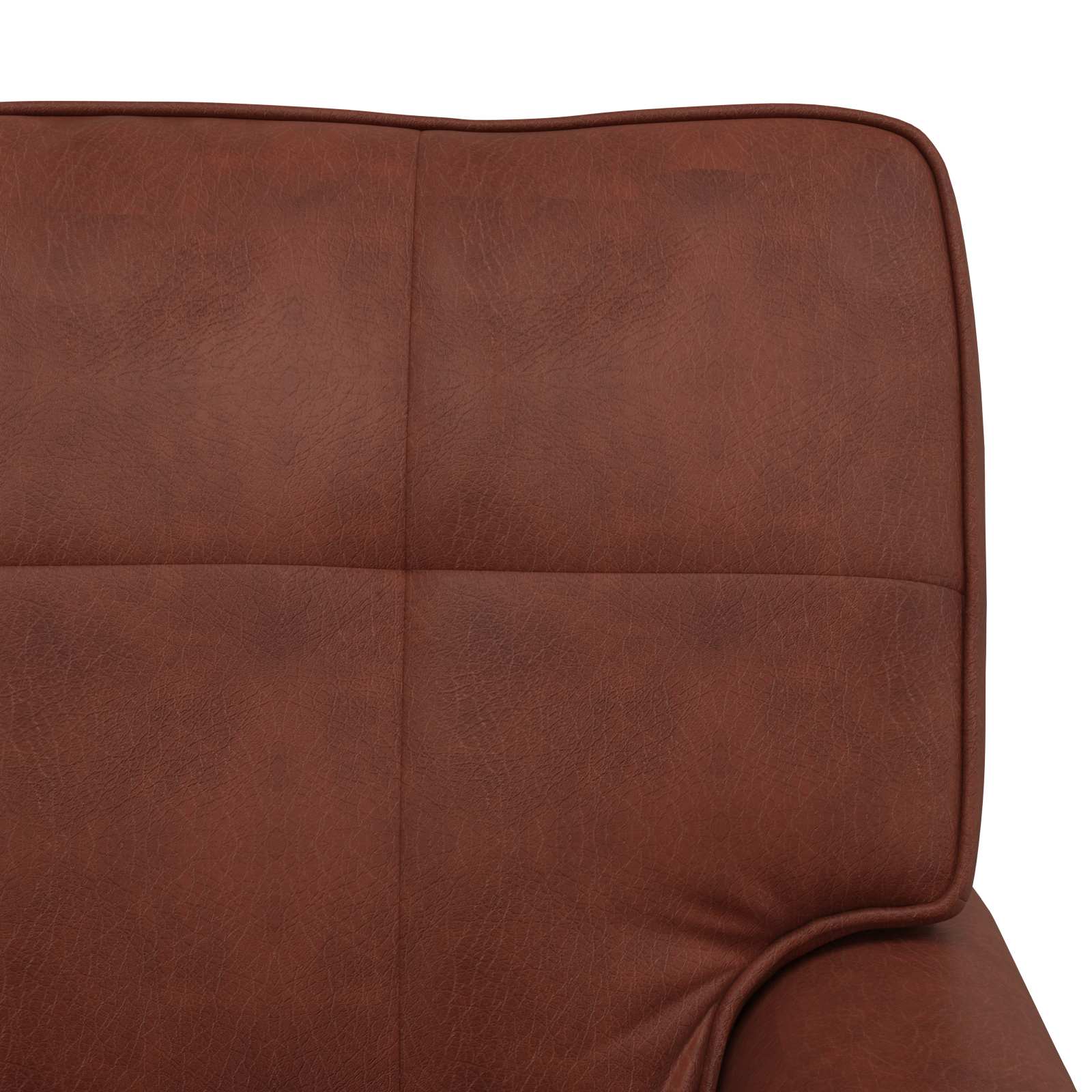 Lounge-Liege Glänzendes Braun 91 x 157 x 91 cm Kunstleder