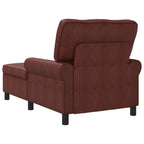 Lounge-Liege Glänzendes Braun 91 x 157 x 91 cm Kunstleder