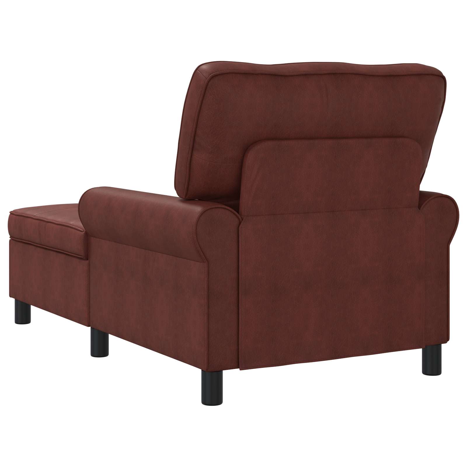 Lounge-Liege Glänzendes Braun 91 x 157 x 91 cm Kunstleder
