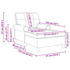 Lounge-Liege mit Kissen Schwarz 91 x 157 x 91 cm Samt