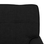 Lounge-Liege mit Kissen Schwarz 91 x 157 x 91 cm Stoff