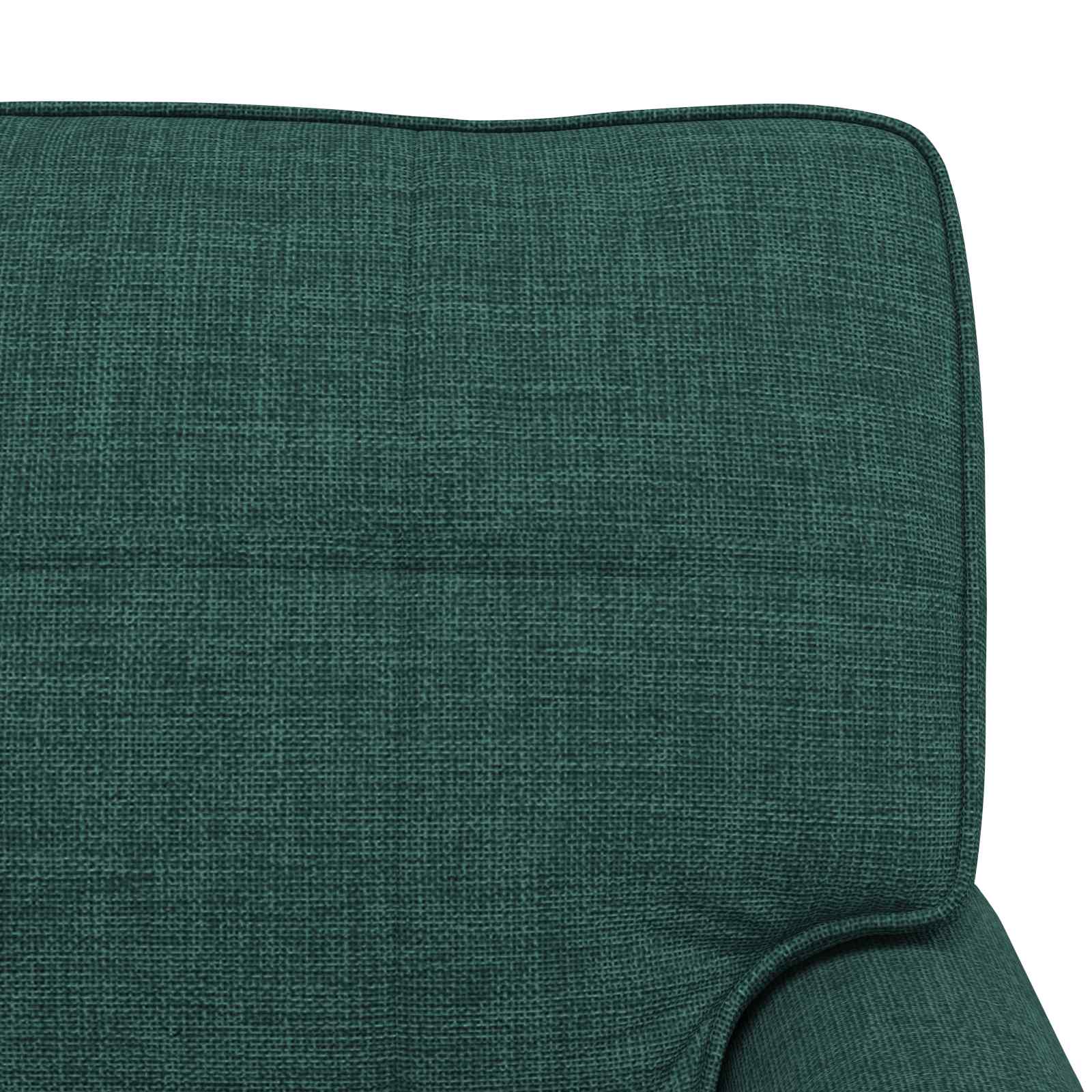 Lounge-Liege mit Kissen Dunkelgrün 91 x 157 x 91 cm Stoff