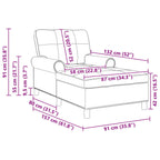 Lounge-Liege mit Kissen Dunkelgrün 91 x 157 x 91 cm Stoff