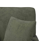 Chaise Lounge mit Rock mit Kissen Grün 157 x 91 x 91 cm ARES