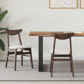 Esszimmerstühle 2 pcs Hellbraun 42 x 47.5 x 81 cm