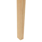 Esszimmerstühle 2 pcs Natur 42 x 47.5 x 81 cm