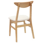 Esszimmerstühle 2 pcs Natur 42 x 47.5 x 81 cm