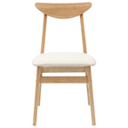 Esszimmerstühle 2 pcs Natur 42 x 47.5 x 81 cm
