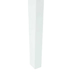 Esszimmerstühle 2 pcs Weiß 42 x 47.5 x 81 cm Massives Gummiholz