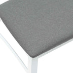 Esszimmerstühle 2 pcs Weiß 43 x 54 x 89 cm Massives Gummiholz