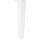 Esszimmerstühle 2 pcs Weiß 43 x 54 x 89 cm Massives Gummiholz