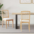 Esszimmerstühle 2 pcs Natur 50 x 52,5 x 91 cm
