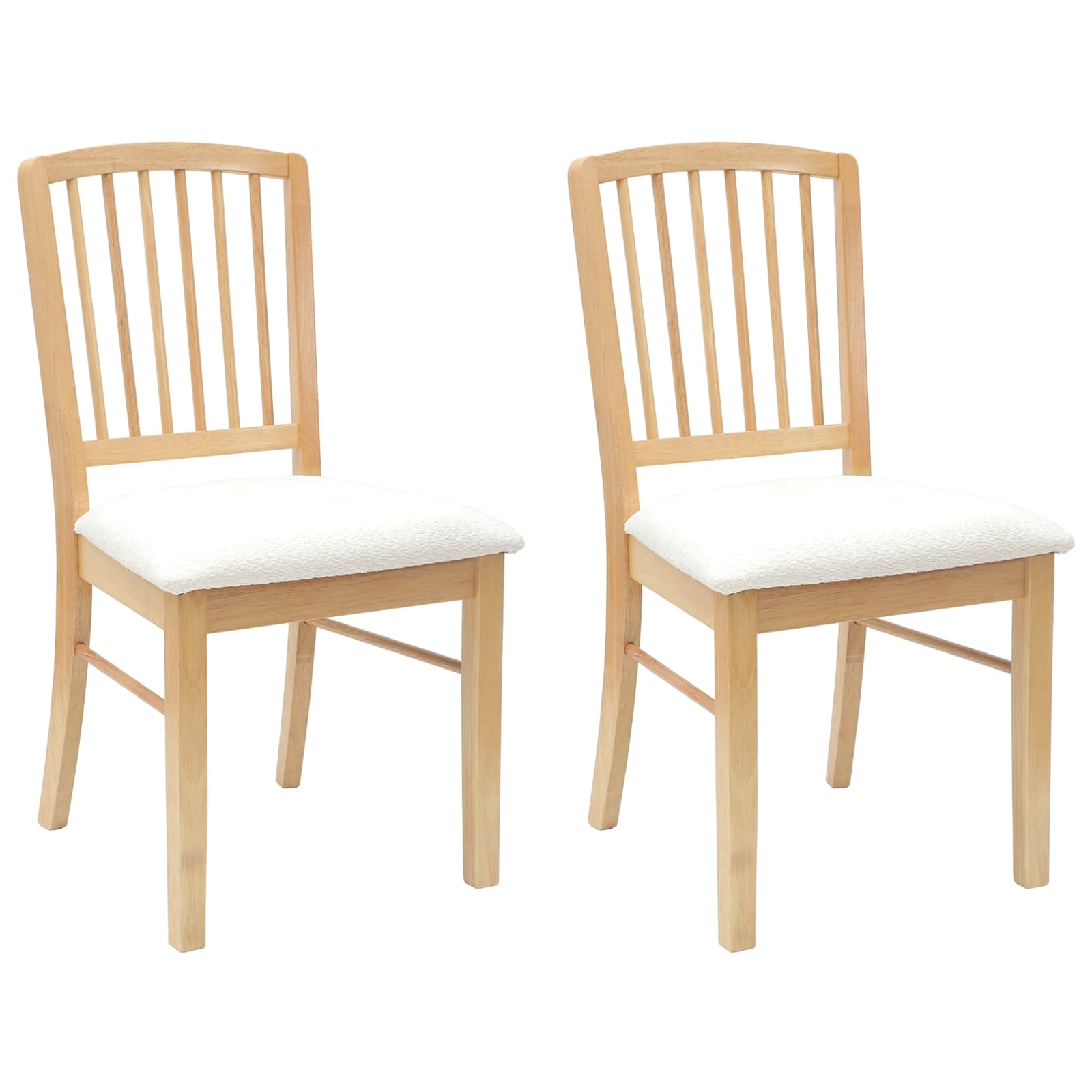 Esszimmerstühle 2 pcs Natur 50 x 52,5 x 91 cm