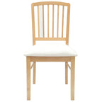 Esszimmerstühle 2 pcs Natur 50 x 52,5 x 91 cm