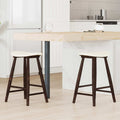 Esszimmerstühle 2 pcs Hellbraun 46 x 37 x 63 cm