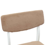 Esszimmerstühle 2 pcs Weiß 48 x 49 x 95 cm Massives Gummiholz