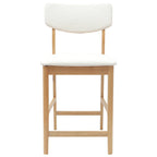 Esszimmerstühle 2 pcs Natur 48 x 49 x 95 cm Massives Gummiholz