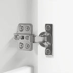 Badezimmermöbel-Set mit Schubladen 4 pcs Weiß Holzwerkstoff