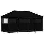 Party-Zelt Schwarz 292 x 580 x 315 cm Oxford-Stoff