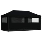 Party-Zelt Schwarz 292 x 580 x 315 cm Oxford-Stoff