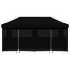 Party-Zelt Schwarz 292 x 580 x 315 cm Oxford-Stoff