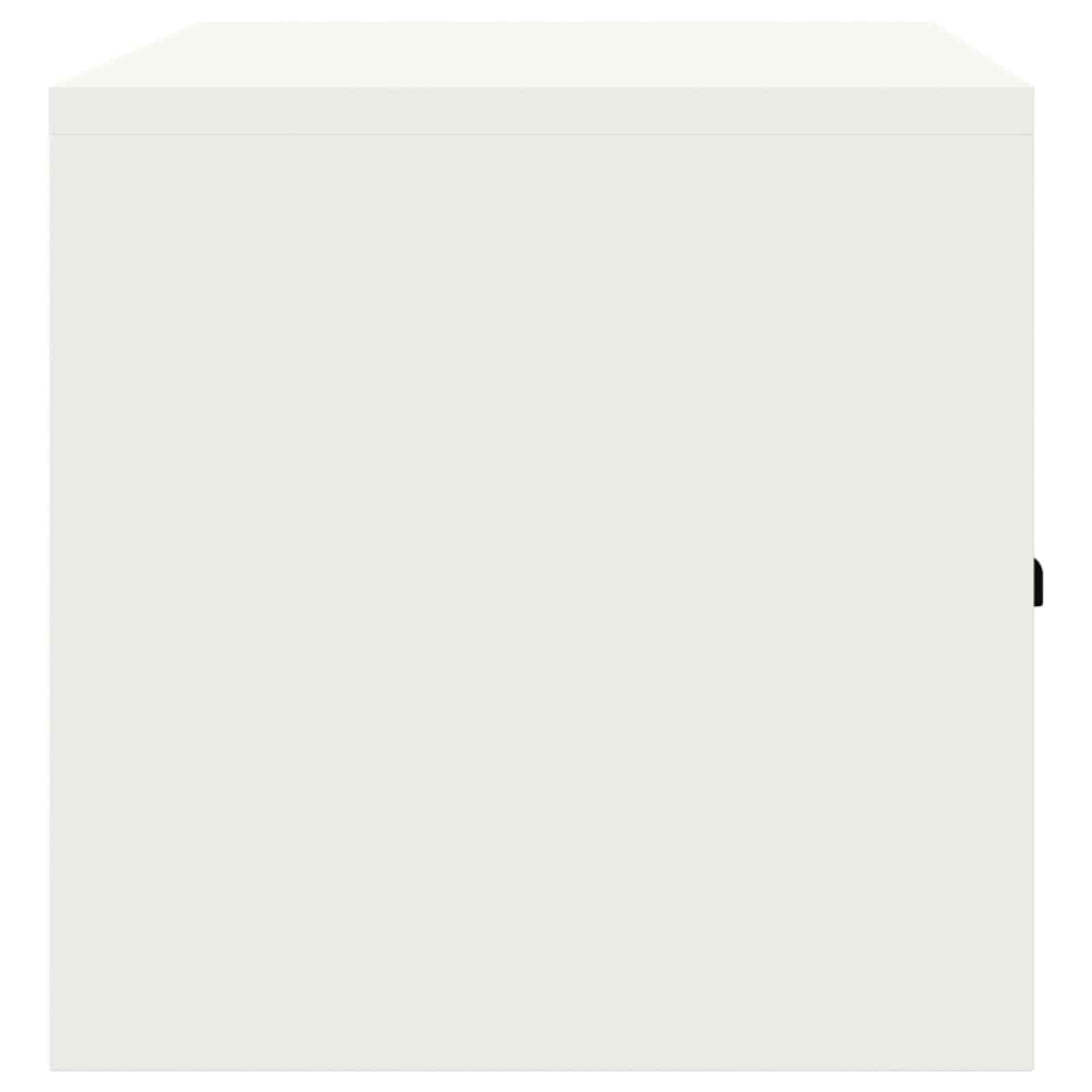 Aufbewahrungsschrank Weiß 90 x 40 x 40 cm Stahl