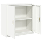 Aufbewahrungsschrank Weiß 90 x 40 x 90 cm Stahl