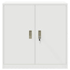 Aufbewahrungsschrank Weiß 90 x 40 x 90 cm Stahl