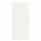 Aufbewahrungsschrank Weiß 90 x 40 x 90 cm Stahl