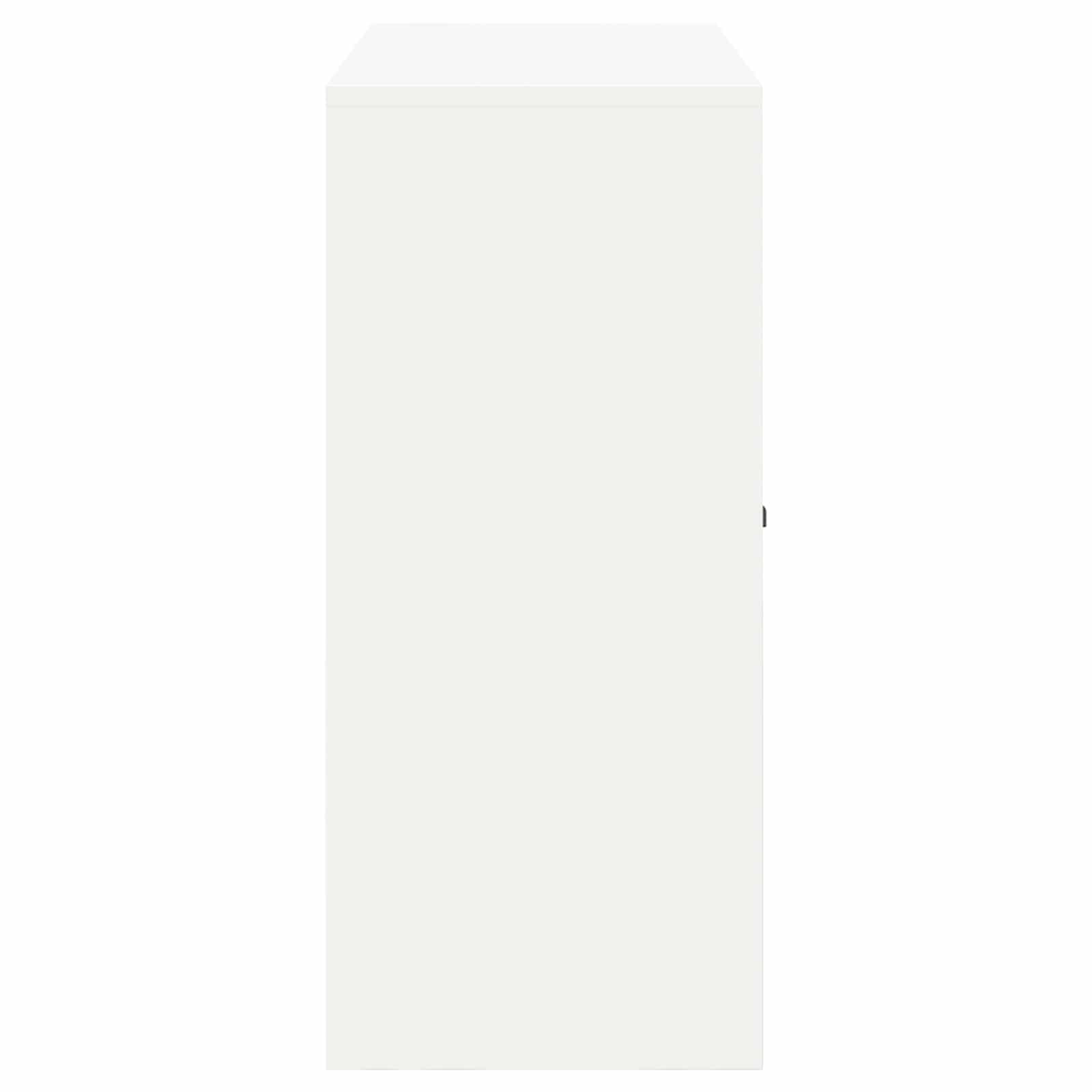 Aufbewahrungsschrank Weiß 90 x 40 x 90 cm Stahl