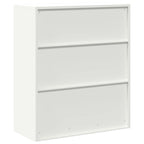 Aufbewahrungsschrank Weiß 90 x 40 x 105 cm Stahl