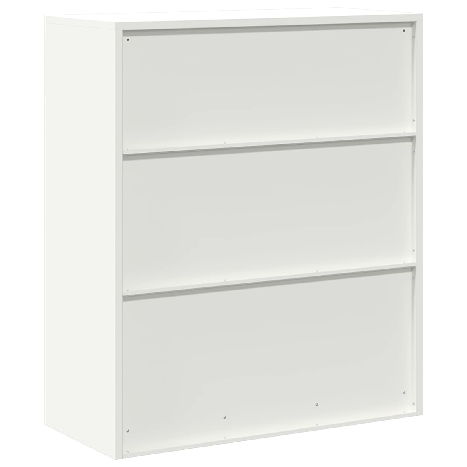 Aufbewahrungsschrank Weiß 90 x 40 x 105 cm Stahl