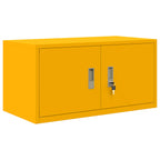 Aufbewahrungsschrank Senfgelb 80 x 40 x 40 cm Stahl