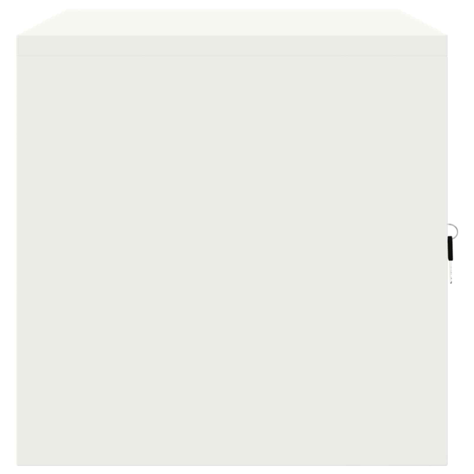 Aufbewahrungsschrank Weiß 80 x 40 x 40 cm Stahl