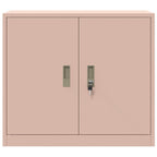Aufbewahrungsschrank Rosa 80 x 40 x 70 cm Stahl