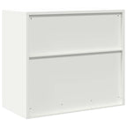 Aufbewahrungsschrank Weiß 80 x 40 x 70 cm Stahl