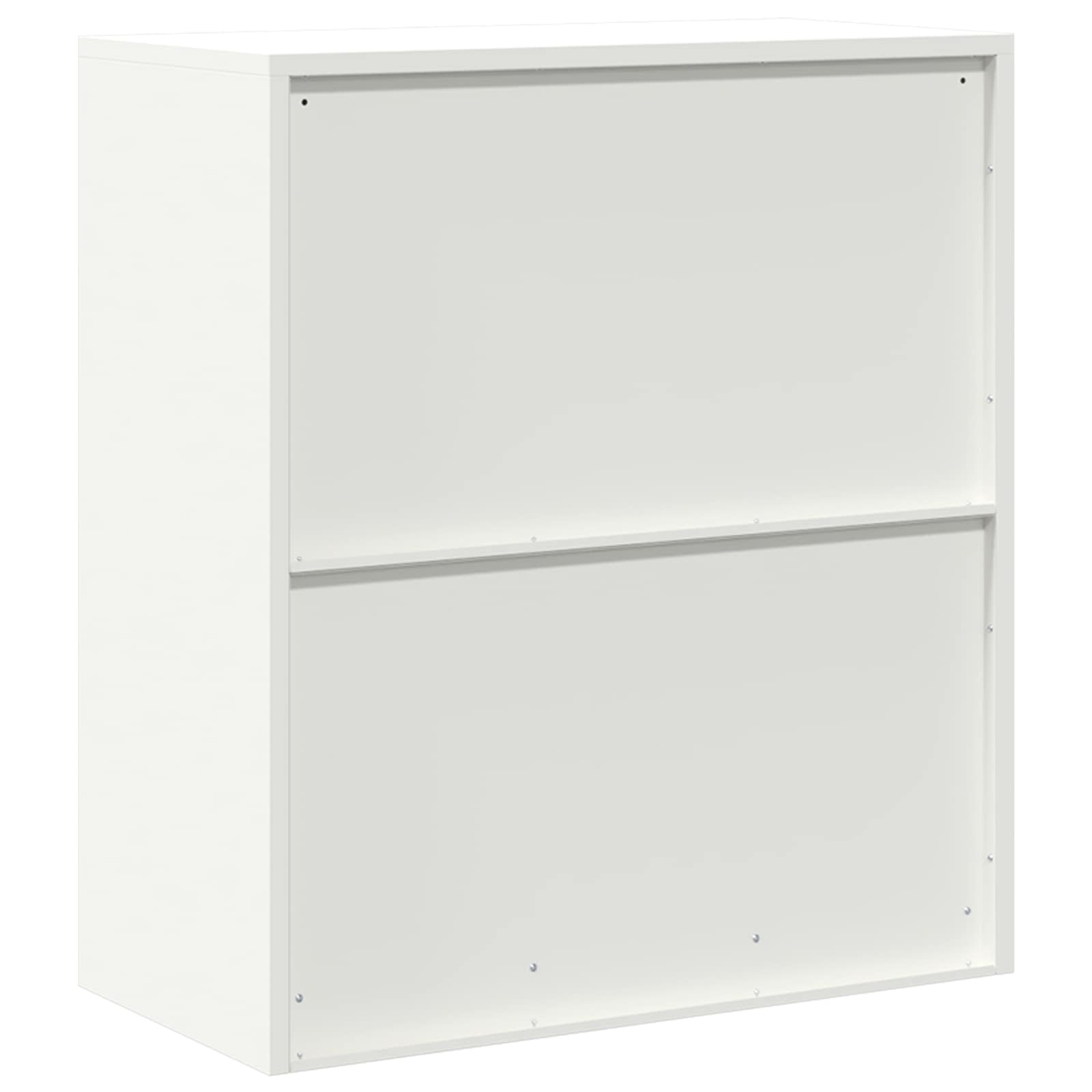 Aufbewahrungsschrank Weiß 80 x 40 x 90 cm Stahl