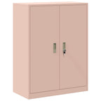Aufbewahrungsschrank Rosa 80 x 40 x 105 cm Stahl