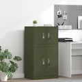 Aufbewahrungsschrank Olive Grün 60 x 40 x 40 cm Stahl