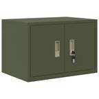Aufbewahrungsschrank Olive Grün 60 x 40 x 40 cm Stahl