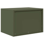 Aufbewahrungsschrank Olive Grün 60 x 40 x 40 cm Stahl