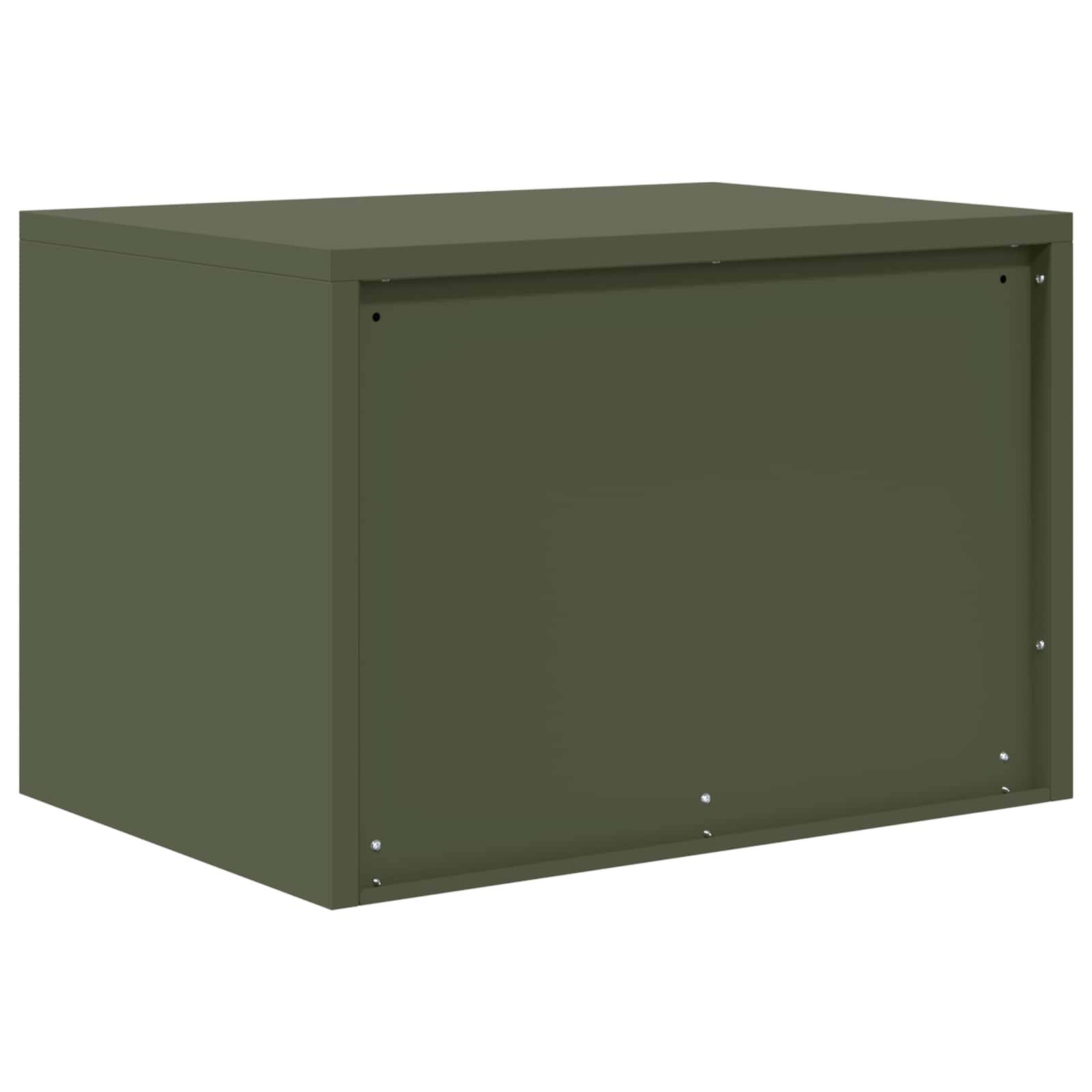 Aufbewahrungsschrank Olive Grün 60 x 40 x 40 cm Stahl